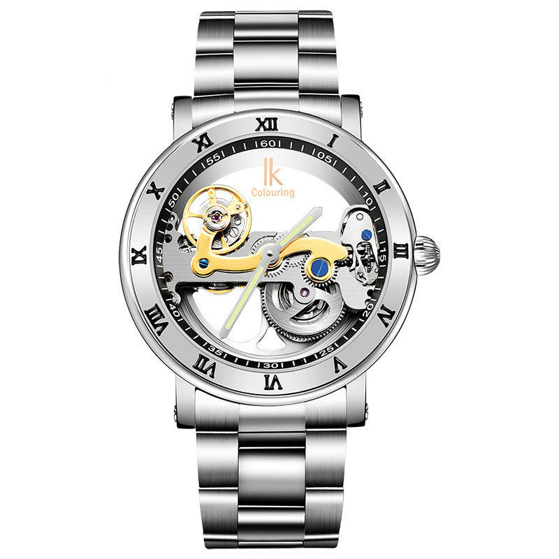 Mechanical Stainless Steel Wrist Watch - Fresh Fashion Finds - - #tag1#