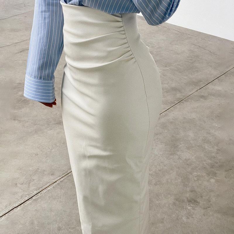 Women's Pu Skirt Fashion Pleated High Waist - Fresh Fashion Finds - - #tag1#