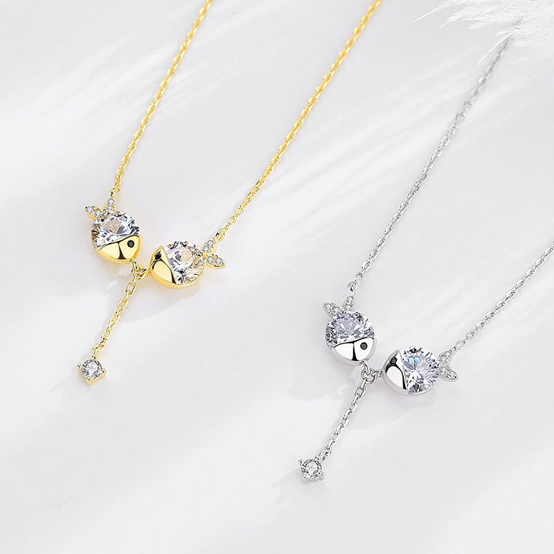 Cute necklace zircon necklace - Fresh Fashion Finds -  - #tag1#
