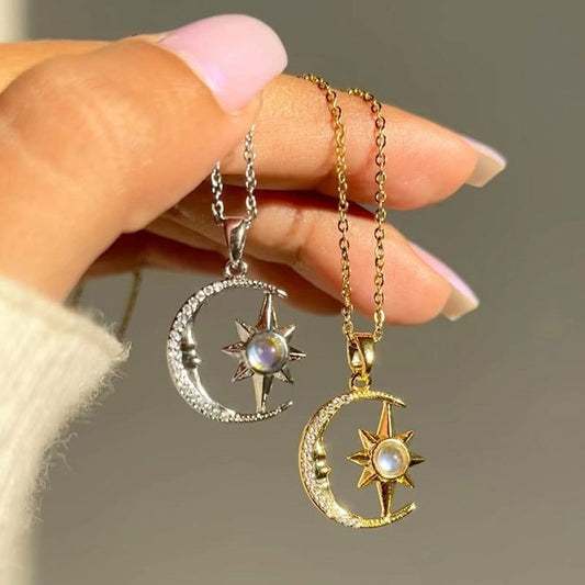 Fashion Diamond Moon Pendant - Fresh Fashion Finds -  - #tag1#