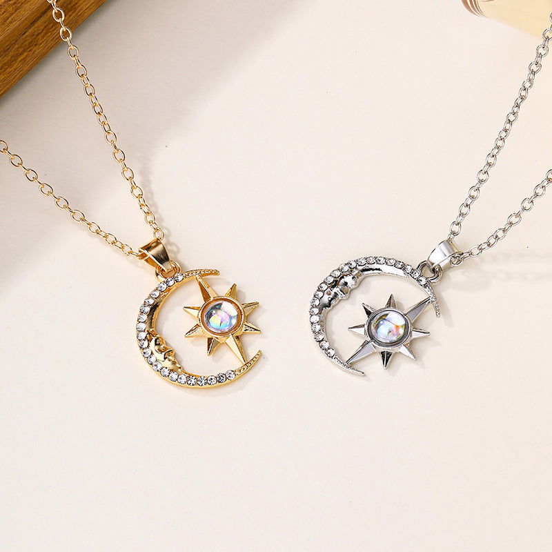 Fashion Diamond Moon Pendant - Fresh Fashion Finds -  - #tag1#