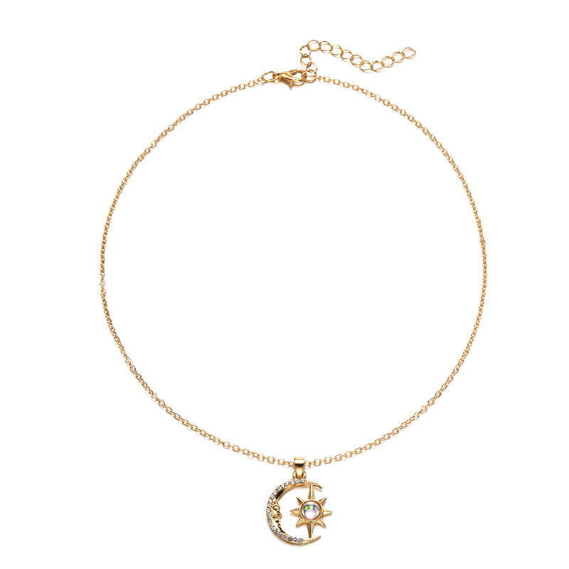 Fashion Diamond Moon Pendant - Fresh Fashion Finds -  - #tag1#