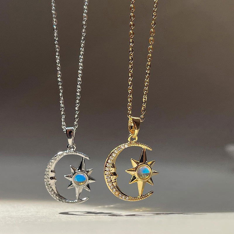 Fashion Diamond Moon Pendant - Fresh Fashion Finds -  - #tag1#