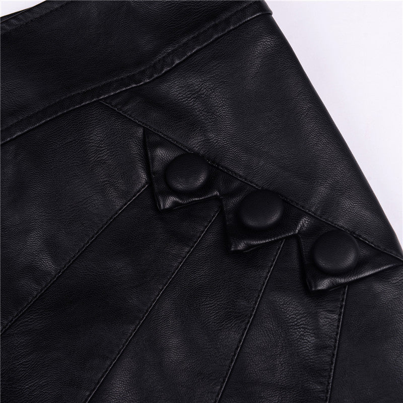 Fashion Sexy Slim High Waist PU Leather Skirt - Fresh Fashion Finds -  - #tag1#