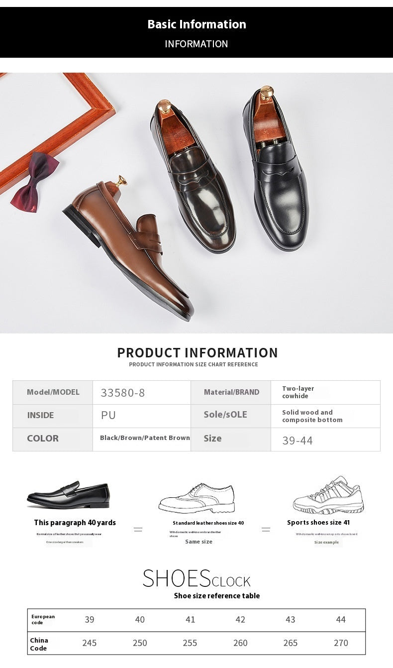 Men's Leather Summer British Shoes - Fresh Fashion Finds -  - #tag1#