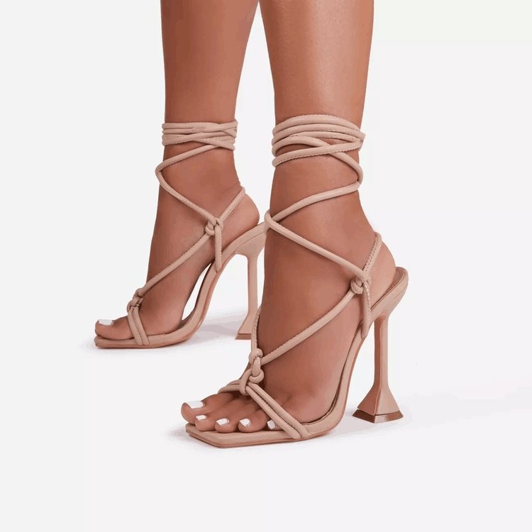 Simple Straps High Heel Sandals - Fresh Fashion Finds -  - #tag1#