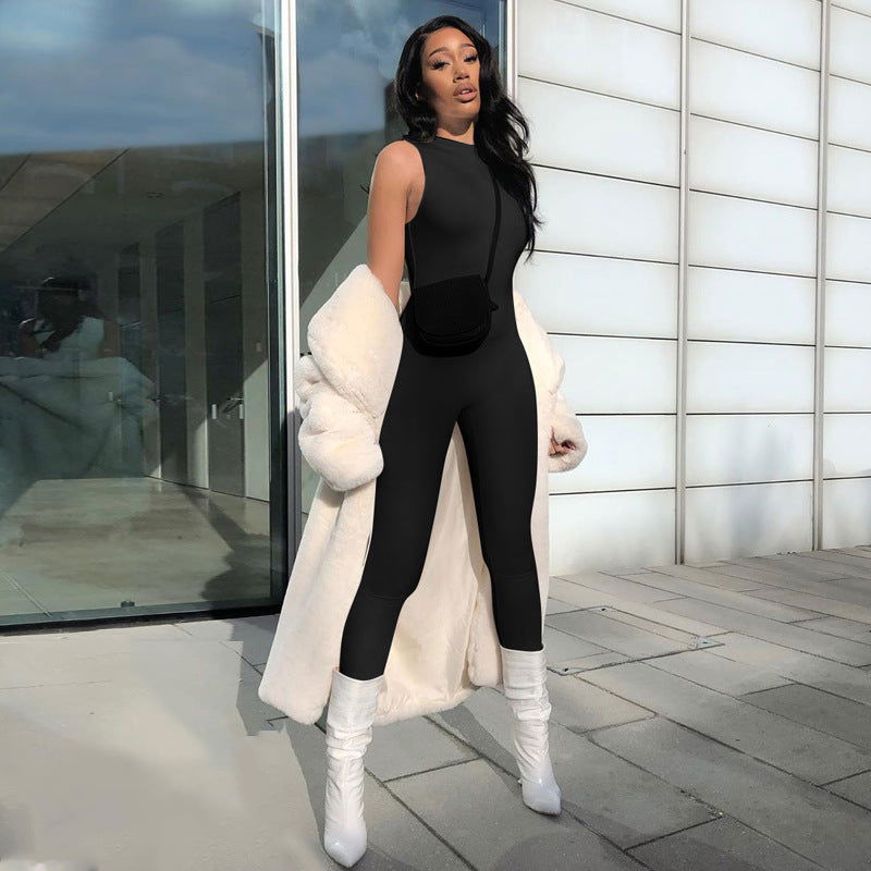 Sleeveless fitness sports jumpsuit\ - Fresh Fashion Finds -  - #tag1#